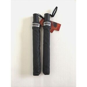 2 Raines Totes Isotoner Automatic Open Umbrella Long Black